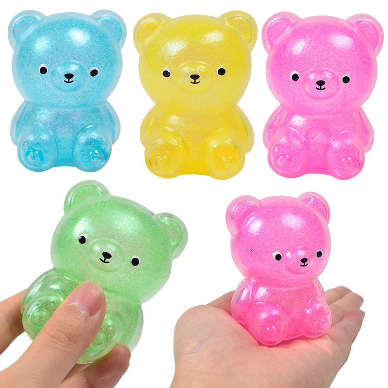 1PC New release decompression bear animal pinch music creative soft and cute decompression toy
1PC New release decompression bear animal pinch music creative soft and cute decompression toy