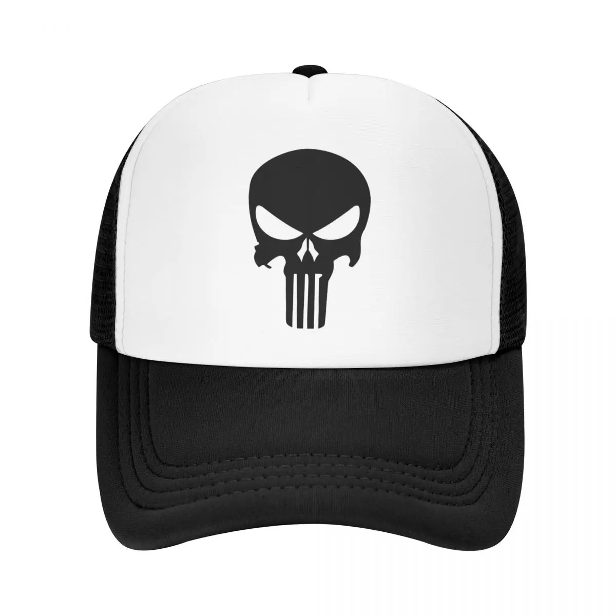 Cool Punishers Skeleton Skull Trucker Hat Women Men Personalized Adjustable Adult Baseball Cap Summer Spring Hats Snapback Caps
Cool Punishers Skeleton Skull Trucker Hat Women Men Personalized Adjustable Adult Baseball Cap Summer Spring Hats Snapback Caps