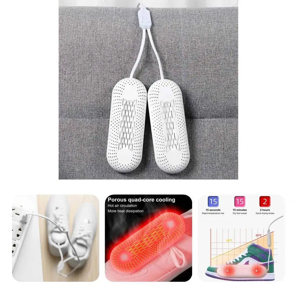 Anti-deform Attractive Multi-hole Heat Dissipation Shoe Heater Solid Color Shoe Warmer Sturdy for Home
Anti-deform Attractive Multi-hole Heat Dissipation Shoe Heater Solid Color Shoe Warmer Sturdy for Home