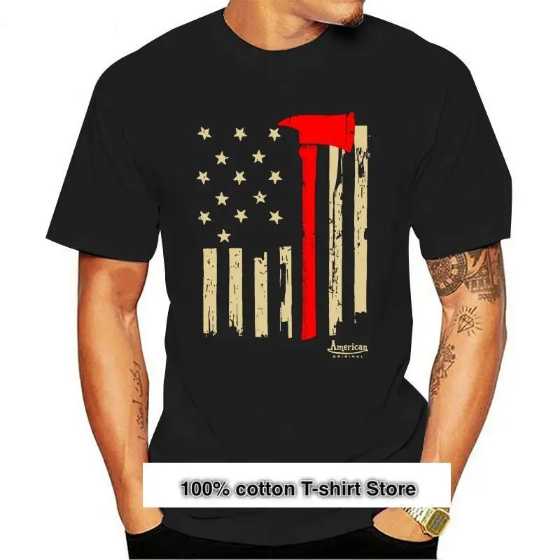 Camiseta Premium con estampado de hacha y bandera de bombero estadounidense, 011343
Camiseta Premium con estampado de hacha y bandera de bombero estadounidense, 011343