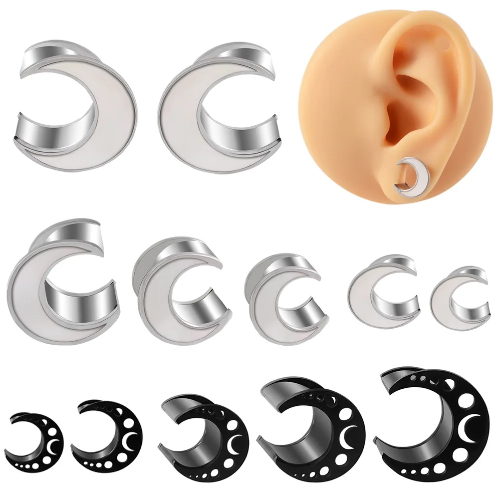 Guemcal 1 Pair Stainless Steel Saddle Ear Plug Tunnel Ear Gauges Ear Expanders 8-16mmBody Piercing Jewelry
Guemcal 1 Pair Stainless Steel Saddle Ear Plug Tunnel Ear Gauges Ear Expanders 8-16mmBody Piercing Jewelry