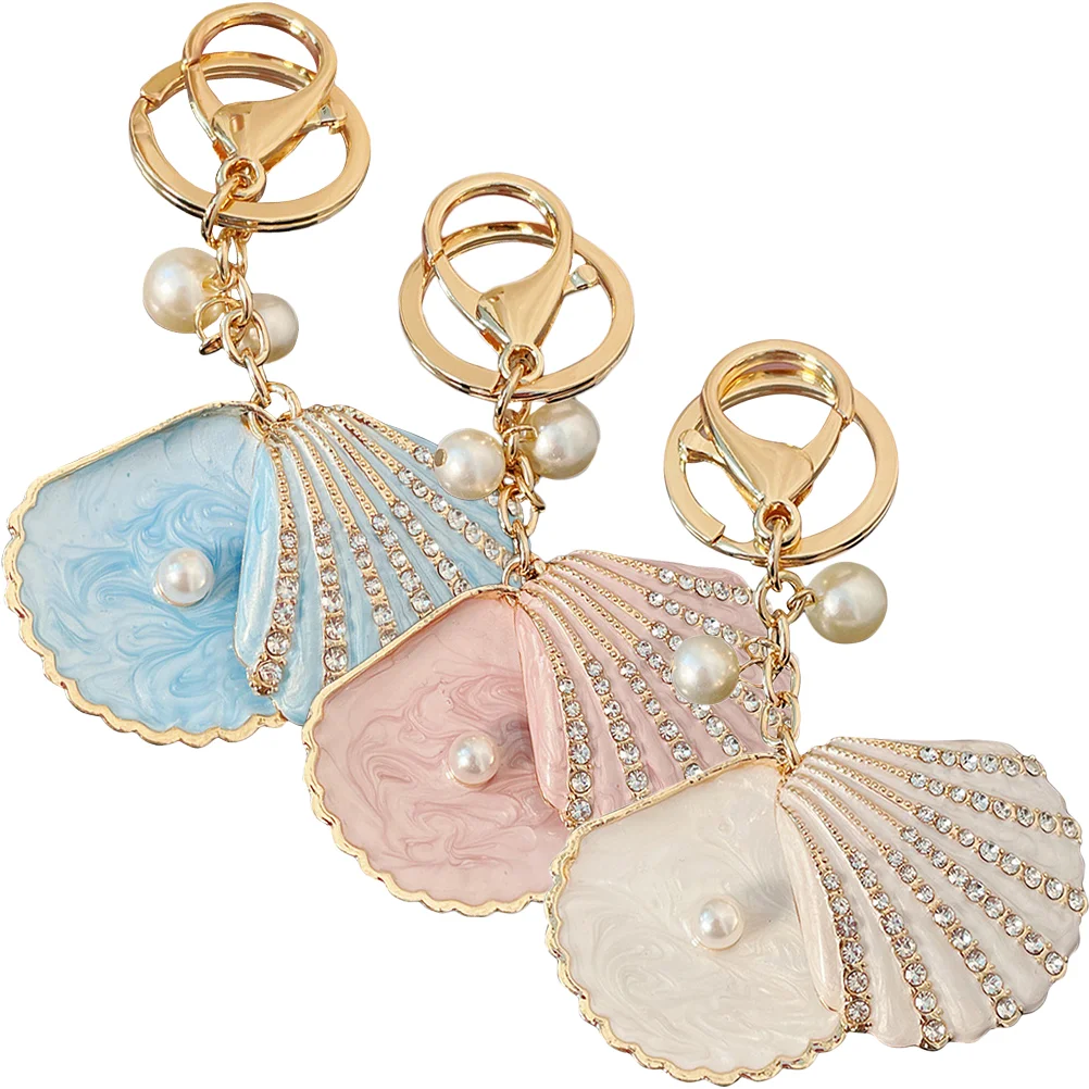 3 Pcs Shell Keychain Pendant Pearl Keychains Purse Hanging Charms Child Backpack Bag Pendants Sea Decor Bags
3 Pcs Shell Keychain Pendant Pearl Keychains Purse Hanging Charms Child Backpack Bag Pendants Sea Decor Bags