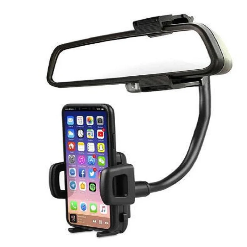 1pc Car Phone Holder Car Interior Rearview Mirror Navigation Holder 360° Rotatable Retractable Dash Cam Fixing Clip Car Support
1pc Car Phone Holder Car Interior Rearview Mirror Navigation Holder 360° Rotatable Retractable Dash Cam Fixing Clip Car Support