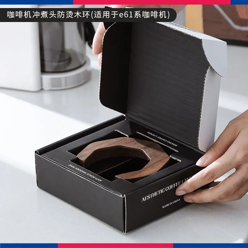 Кофемашина Brewer Head, деревянное кольцо против ожогов, домашняя Эспрессо-машина из черного ореха, теплоизоляция, высокотемпературный резистор
Кофемашина Brewer Head, деревянное кольцо против ожогов, домашняя Эспрессо-машина из черного ореха, теплоизоляция, высокотемпературный резистор