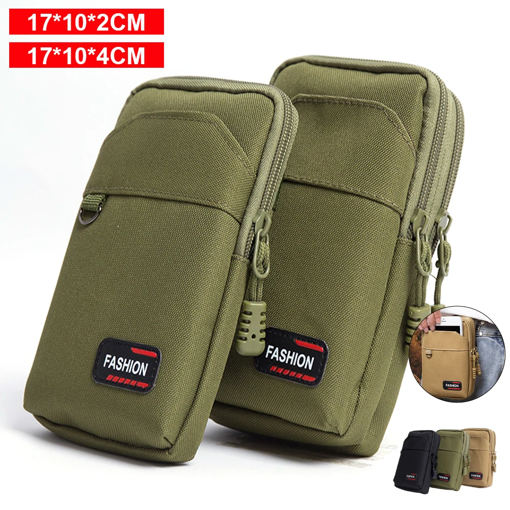 Outdoor EDC Waist Bag Single/Double Layer Bag Molle Pouch Zipper Waist Pouch Waterproof Oxford for Outdoor Camping Hunting
Outdoor EDC Waist Bag Single/Double Layer Bag Molle Pouch Zipper Waist Pouch Waterproof Oxford for Outdoor Camping Hunting
