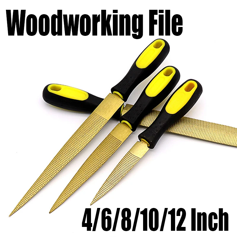 1PCS Woodworking File 4/6/8/10/12 Inch Fine-toothed Burrs File Wood Rasp Needle File For Rosewood/Wood/Hardwood/Wood Carving Etc
1PCS Woodworking File 4/6/8/10/12 Inch Fine-toothed Burrs File Wood Rasp Needle File For Rosewood/Wood/Hardwood/Wood Carving Etc