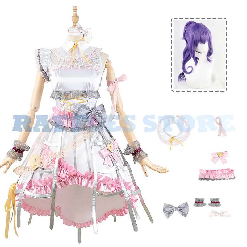 Asahina Mafuyu косплей костюм парик проект игры Sekai красочное сценическое аниме розовое платье Принцесса Хэллоуин Карнавальная одежда подарки
Asahina Mafuyu косплей костюм парик проект игры Sekai красочное сценическое аниме розовое платье Принцесса Хэллоуин Карнавальная одежда подарки