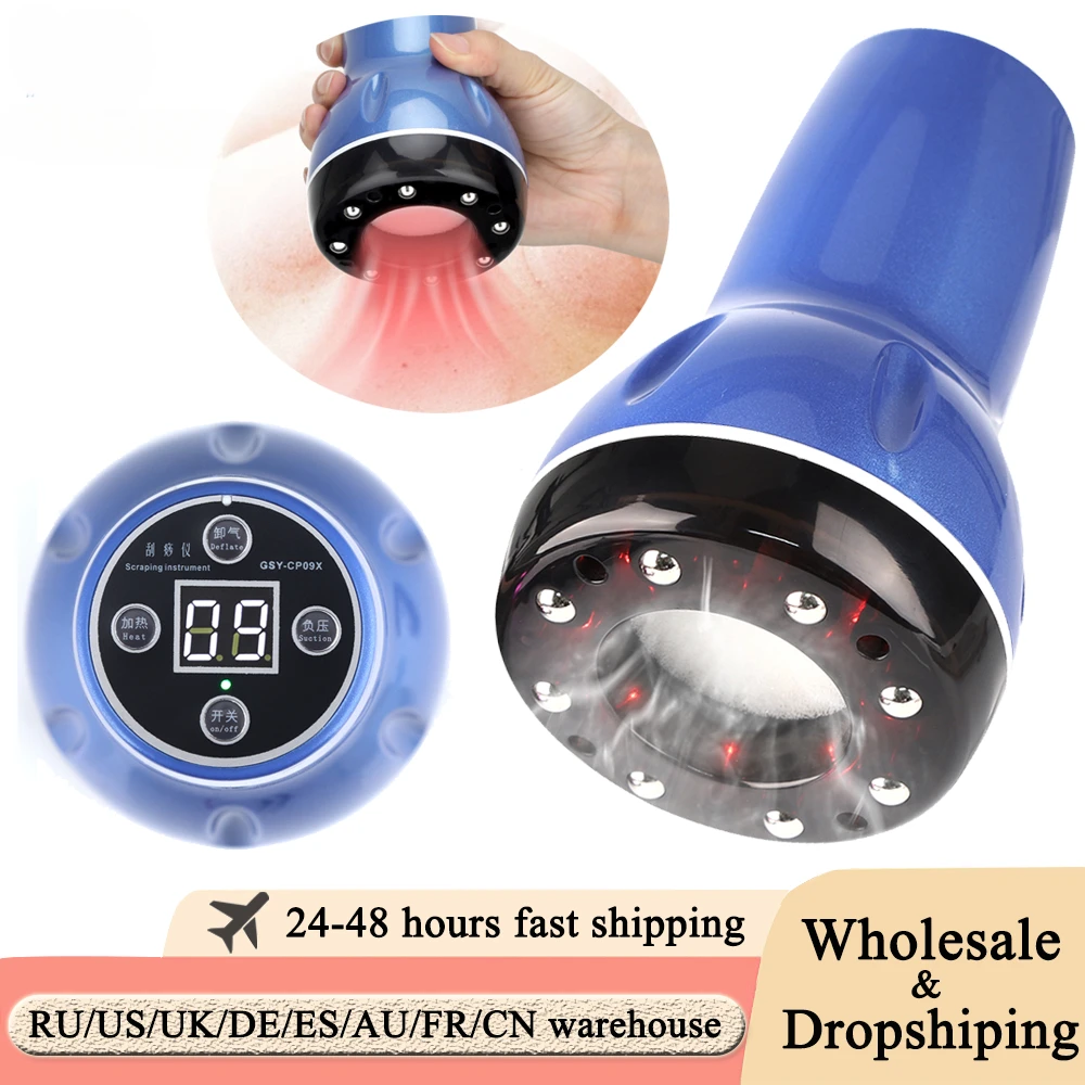 Electric GuaSha Massager Anti Cellulite Vacuum Suction Cup Beauty Health Scraping Negative Pressure Heated Slimming Instrument
Electric GuaSha Massager Anti Cellulite Vacuum Suction Cup Beauty Health Scraping Negative Pressure Heated Slimming Instrument