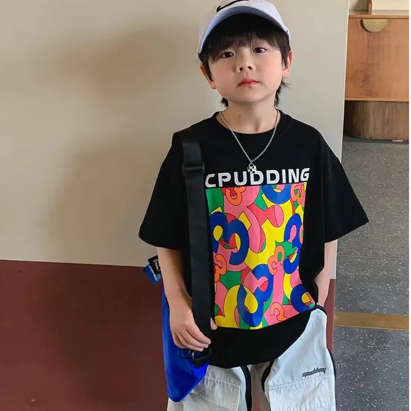 Infant Boy's T-shirt Korea Children's T-shirts For Baby Clothes Tee Summer Short Sleeve Tops Tees Kids Tshirt Boys Korean Male
Infant Boy's T-shirt Korea Children's T-shirts For Baby Clothes Tee Summer Short Sleeve Tops Tees Kids Tshirt Boys Korean Male