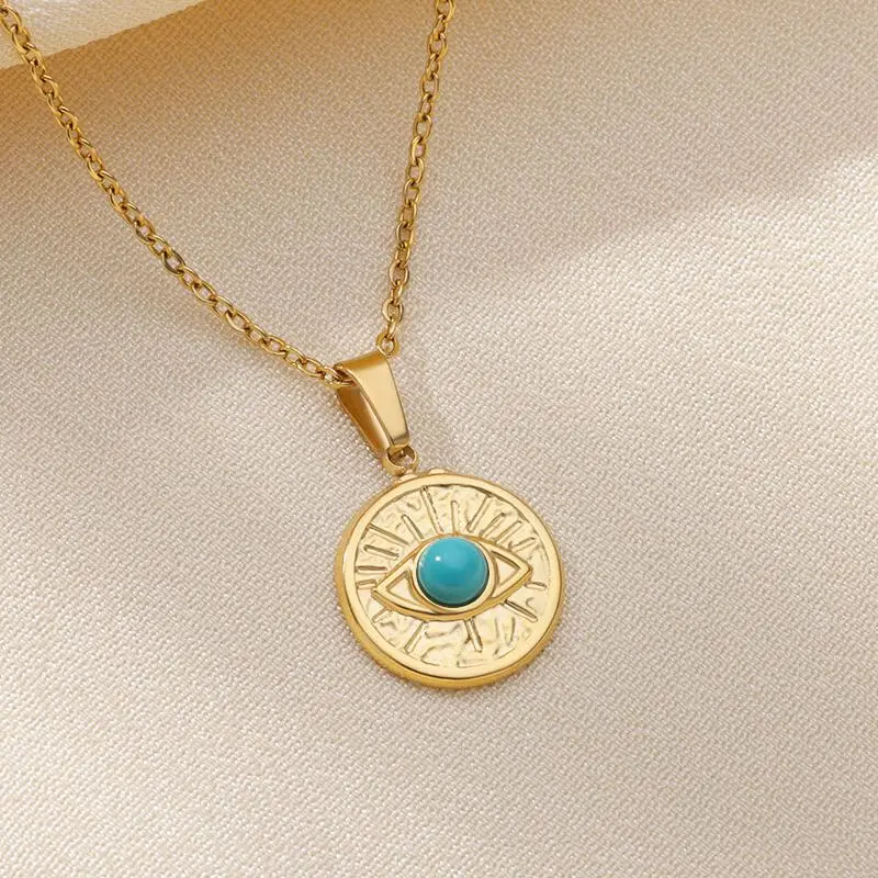 Evil Red Blue Eye Round Pendant Necklace For Women Gold Color DIY Opal Stone Necklace Trendy Wedding Party Birthday Jewlery Gift
Evil Red Blue Eye Round Pendant Necklace For Women Gold Color DIY Opal Stone Necklace Trendy Wedding Party Birthday Jewlery Gift