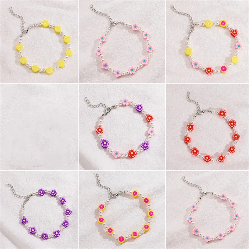 INS Cute Flower Daisy Bracelets for Women Summer Simple Handmade Colorful Rice Bead Fruit Bracelet Charm Friendship Jewelry Gift 
INS Cute Flower Daisy Bracelets for Women Summer Simple Handmade Colorful Rice Bead Fruit Bracelet Charm Friendship Jewelry Gift