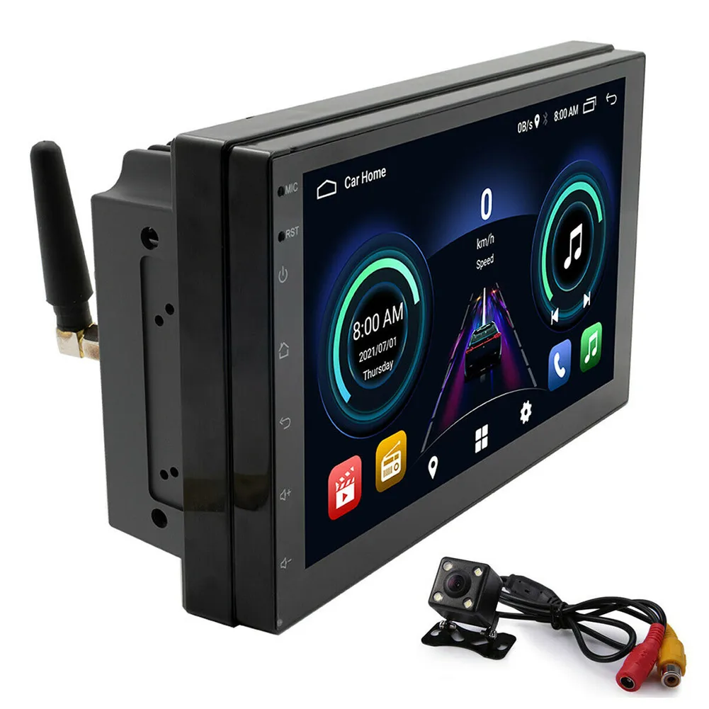 7in 2 Din Car Stereo Radio Carplay Multimedia Player Audio Android HD Touch Screen GPS SAT NAV WIFI MP5 Player Head With Camera
7in 2 Din Car Stereo Radio Carplay Multimedia Player Audio Android HD Touch Screen GPS SAT NAV WIFI MP5 Player Head With Camera