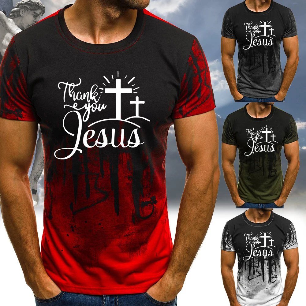 Men's Fashion 3D Printing Shirt Short Sleeve Unisex Summer Sports Tees Casual Christian Cool T-shirt
Men's Fashion 3D Printing Shirt Short Sleeve Unisex Summer Sports Tees Casual Christian Cool T-shirt