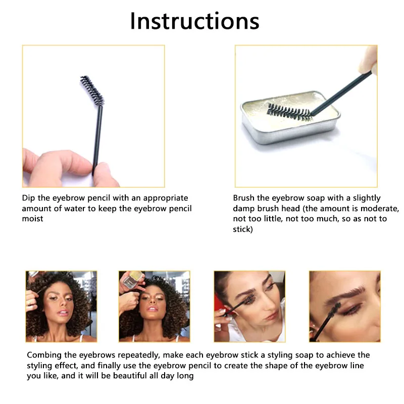 Lasting Eyebrow Soap Wax Fluffy Feathery Eyebrows Pomade Gel Eyebrow Styling Makeup Soap Brow Sculpt Lift Wild Brows Cosmetics
Lasting Eyebrow Soap Wax Fluffy Feathery Eyebrows Pomade Gel Eyebrow Styling Makeup Soap Brow Sculpt Lift Wild Brows Cosmetics
