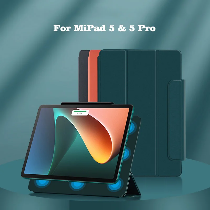 For Xiaomi Mi Pad 5 Pro Case Ultra Thin Magnetic Smart Cover for MiPad 5 Pro 2021 Tablet 11 Inch mipad5 With Auto Wake UP
For Xiaomi Mi Pad 5 Pro Case Ultra Thin Magnetic Smart Cover for MiPad 5 Pro 2021 Tablet 11 Inch mipad5 With Auto Wake UP