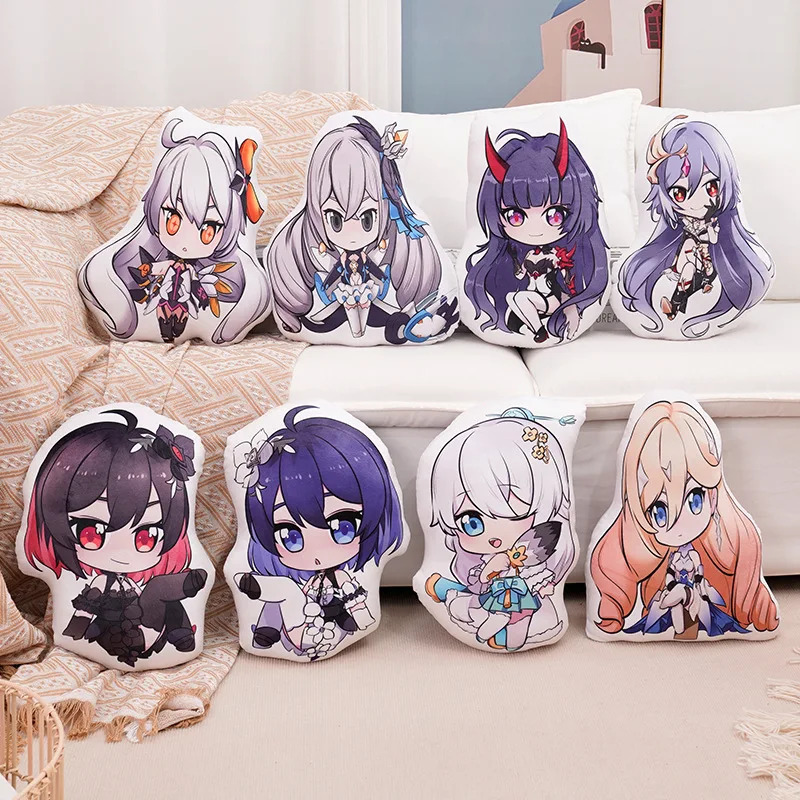 Плюшевая игрушка Honkai Impact 3, 45 см, декоративные подушки для дивана, домашний декор, мягкая подушка в стиле аниме Райден Мэй Kiana Bronya Specter
Плюшевая игрушка Honkai Impact 3, 45 см, декоративные подушки для дивана, домашний декор, мягкая подушка в стиле аниме Райден Мэй Kiana Bronya Specter