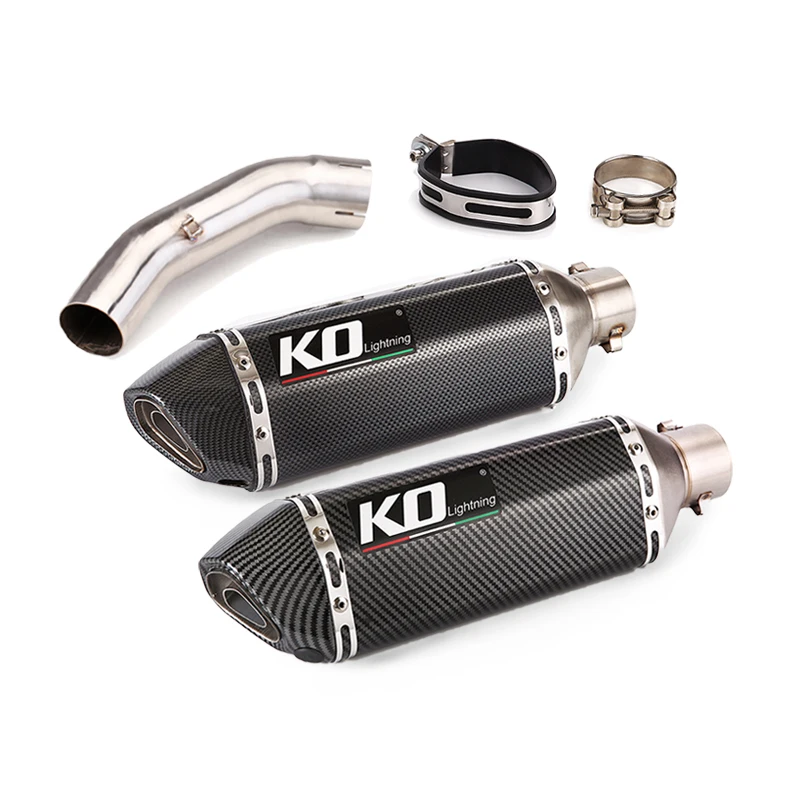 

Exhaust System Slip On Motorcycle Muffler Tail Escape Tip DB Killer Mid Link Modified For Duke 250 390 RC390 Duke 250ADV 390ADV