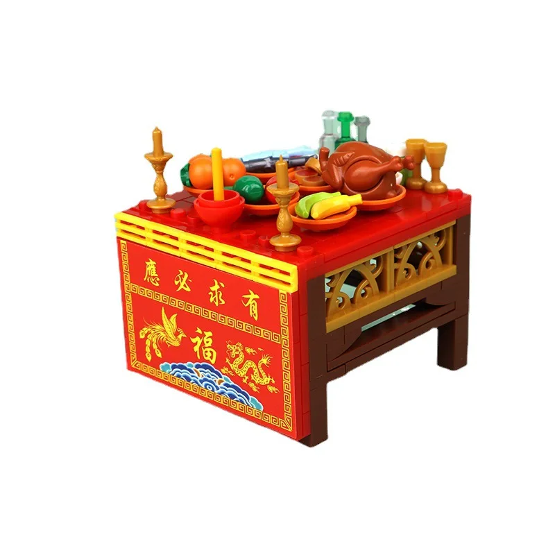 Eight immortal table, Shentai office ornaments, building blocks, number transport, Buddha shrine gifts, compatible
Eight immortal table, Shentai office ornaments, building blocks, number transport, Buddha shrine gifts, compatible