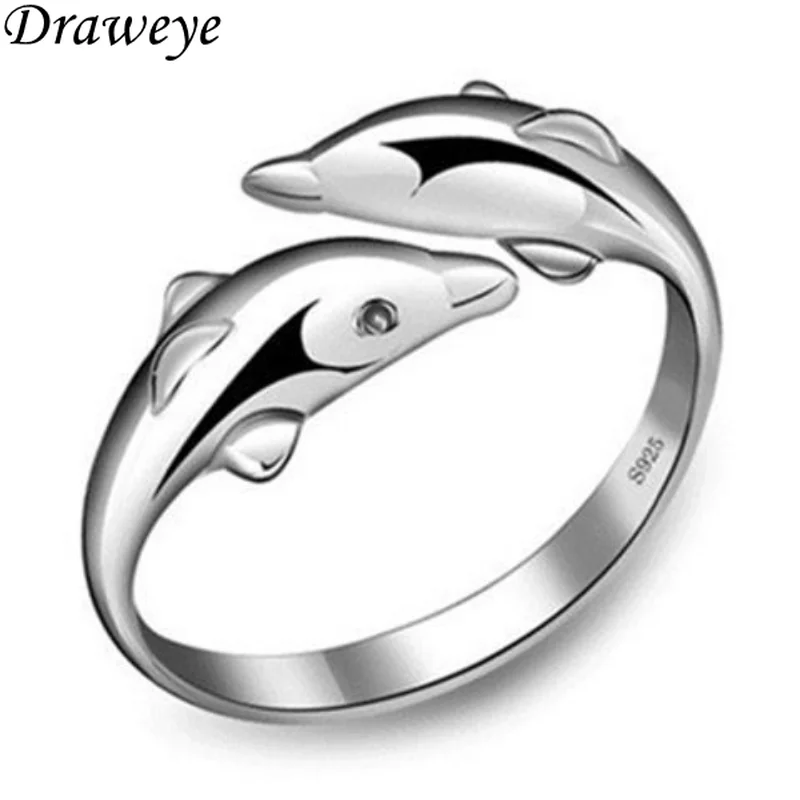 Draweye Cute Animals Jewelry for Women Silver Color Simple Design Sweet Cuff Rings Forefinger Korean Fashion Anillos Mujer
Draweye Cute Animals Jewelry for Women Silver Color Simple Design Sweet Cuff Rings Forefinger Korean Fashion Anillos Mujer