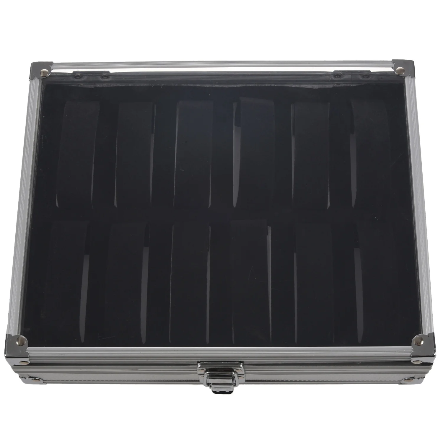 Useful Aluminium Watches Box 12 Grid Slots Jewelry Watches Display Storage Box Square Case Suede Inside Rectangle Watch Holder
Useful Aluminium Watches Box 12 Grid Slots Jewelry Watches Display Storage Box Square Case Suede Inside Rectangle Watch Holder