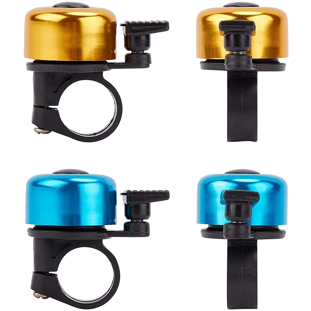 4PCS Bike Bells Bicycle Bell Classic Metal Aluminum Ring Bell Loud Crisp Clear Sound Road Mountain Bicycle Bell for Adults Boys
4PCS Bike Bells Bicycle Bell Classic Metal Aluminum Ring Bell Loud Crisp Clear Sound Road Mountain Bicycle Bell for Adults Boys