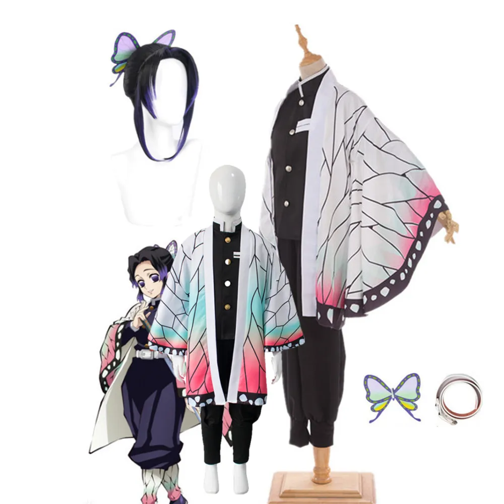 Adult Kids Anime Demon Slayer Kimetsu no Yaiba Kochou Shinobu Cosplay Costume Kimono Halloween Clothes
Adult Kids Anime Demon Slayer Kimetsu no Yaiba Kochou Shinobu Cosplay Costume Kimono Halloween Clothes