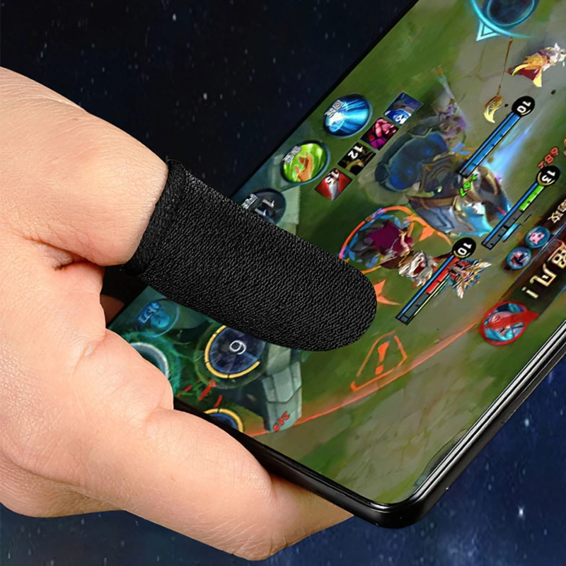 Gaming Finger Sleeve Touch Screen Mobile Game Controller Sweatproof Gloves Games Assist Artifact Accessory for PUBG/COD
Gaming Finger Sleeve Touch Screen Mobile Game Controller Sweatproof Gloves Games Assist Artifact Accessory for PUBG/COD