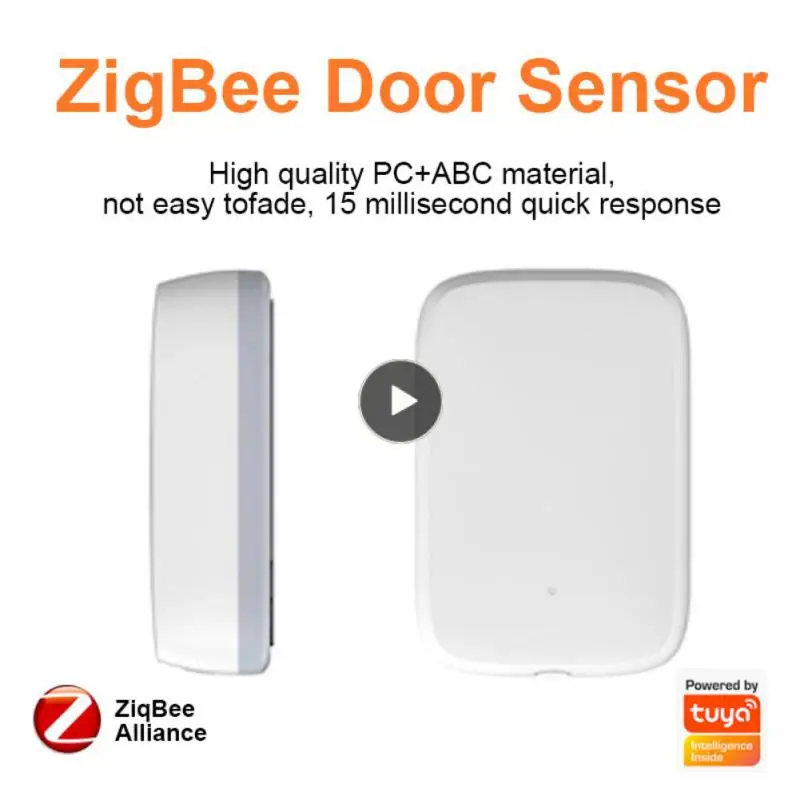 Anti -theft Zigbee Door Sensor 24-hour Monitoring Door Open Closed Detectors Mini Voice Control Magnetic Sensor
Anti -theft Zigbee Door Sensor 24-hour Monitoring Door Open Closed Detectors Mini Voice Control Magnetic Sensor
