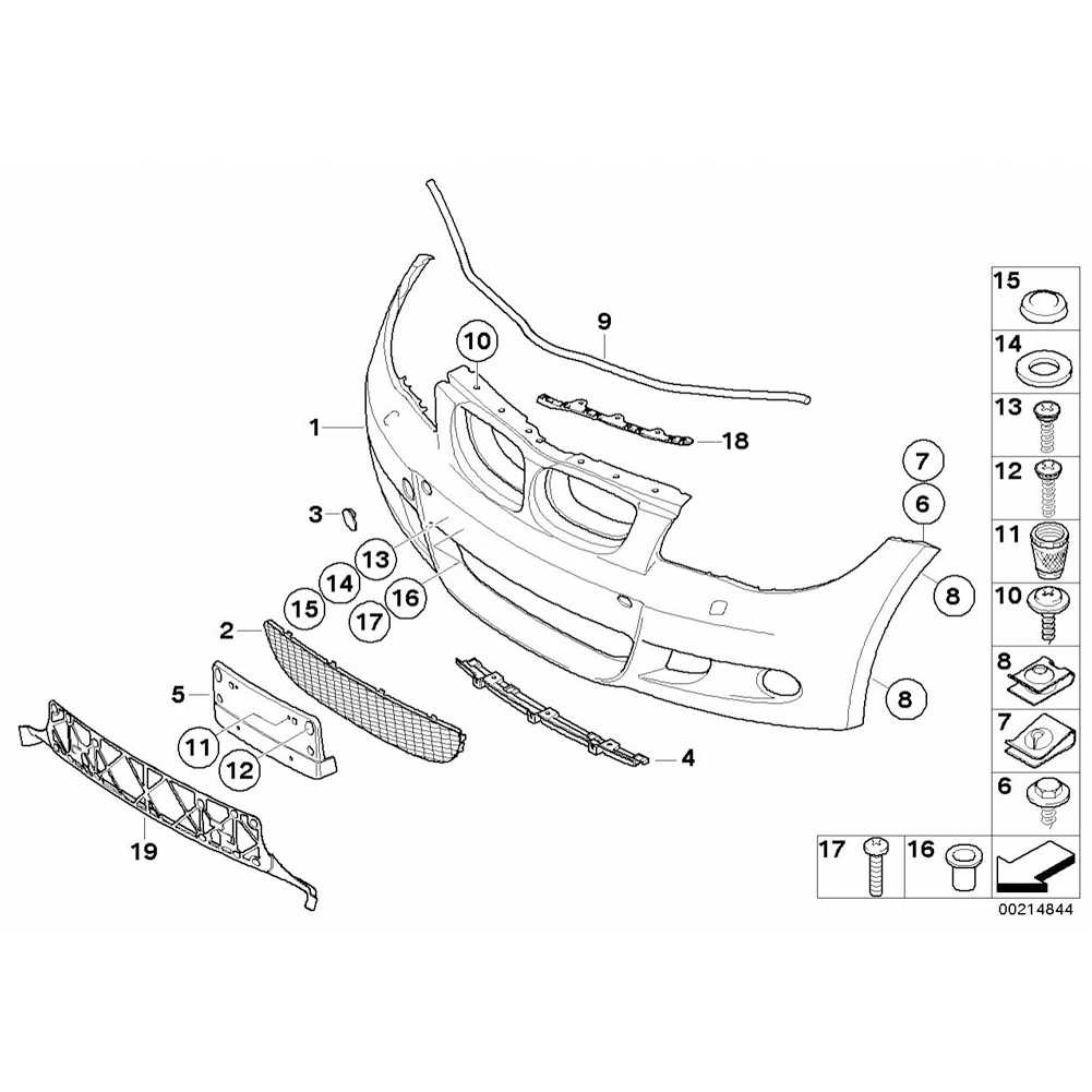 1*OW HOOK EYE COVE For BMW E81 E87 1 SERIES 2004-2012 (M-sport Package) FRONT M SPORT BUMPER TOW HOOK EYE COVER CAP 7837429
1*OW HOOK EYE COVE For BMW E81 E87 1 SERIES 2004-2012 (M-sport Package) FRONT M SPORT BUMPER TOW HOOK EYE COVER CAP 7837429