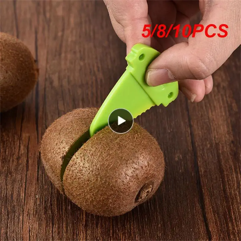 

5/8/10PCS Kiwifruit Slicer Detachable Kitchen Gadgets Fruit Peeler Creative Fast Kiwi Fruit Cutting Kitchen Accessories