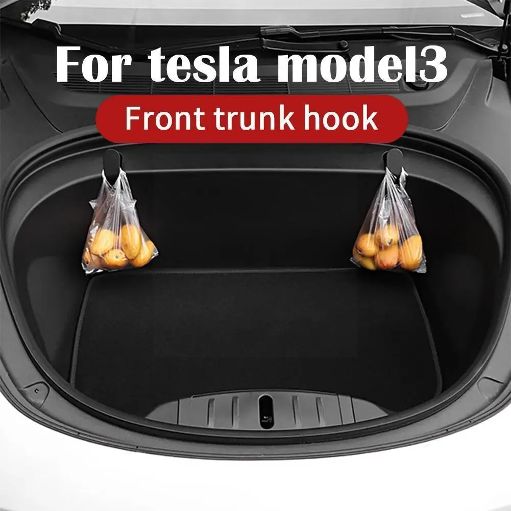 

Автомобильные аксессуары для Tesla Model 3, передний багажник, крючок для продуктов, версия 2017-2020, передняя фотовспышка J2S7