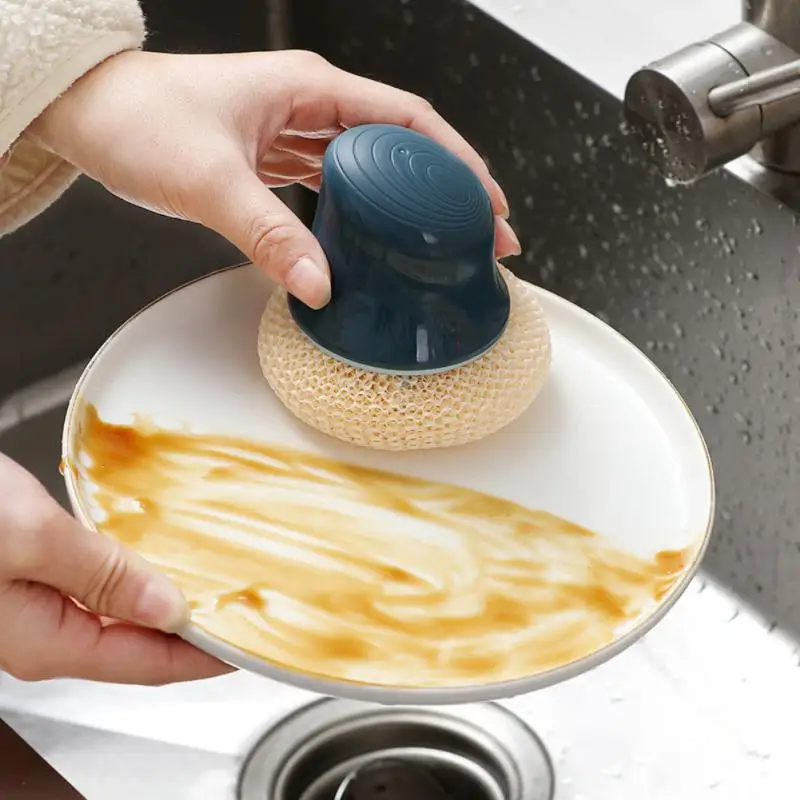 Pot Cleaning Brush Long Handle Cleaning Brush Dish Brush Kitchen Cleaning Ball Biodegradable Fiber Cleaning Brush
Pot Cleaning Brush Long Handle Cleaning Brush Dish Brush Kitchen Cleaning Ball Biodegradable Fiber Cleaning Brush