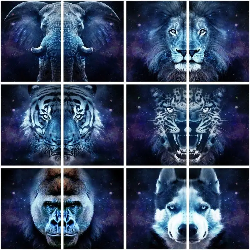 CHENISTORY Paint By Number Elephant lion tiger Orangutan Drawing On Canvas Gift Pictures By Numbers Kits DIY HandPainted Art Hom
CHENISTORY Paint By Number Elephant lion tiger Orangutan Drawing On Canvas Gift Pictures By Numbers Kits DIY HandPainted Art Hom