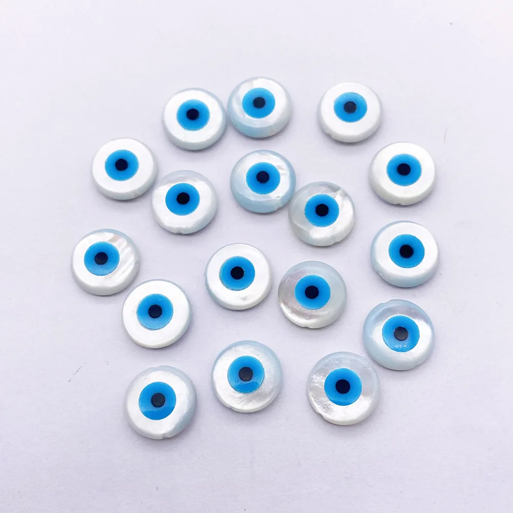 2pcs/Bag Sea Shell Evil Eye Beads 4-20mm Round Natural Shell Eye Bead For Jewelry Making DIY Necklace Bracelet Earring Accessory
2pcs/Bag Sea Shell Evil Eye Beads 4-20mm Round Natural Shell Eye Bead For Jewelry Making DIY Necklace Bracelet Earring Accessory