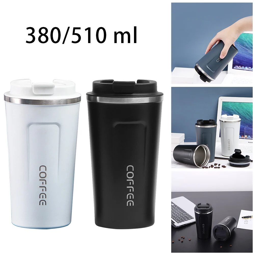 380/510ML Insulated Coffee Mug Cup Double Stainless Steel Leak-Proof Mug Portable Travel Thermal Vacuum Flask Insulated Cup
380/510ML Insulated Coffee Mug Cup Double Stainless Steel Leak-Proof Mug Portable Travel Thermal Vacuum Flask Insulated Cup