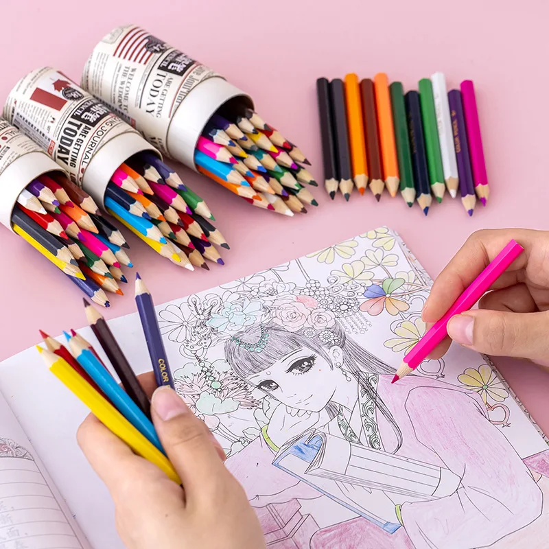 12/24 Color Mini Pencil Children's Color Drawing Art Students' Creative Painting Oily
12/24 Color Mini Pencil Children's Color Drawing Art Students' Creative Painting Oily