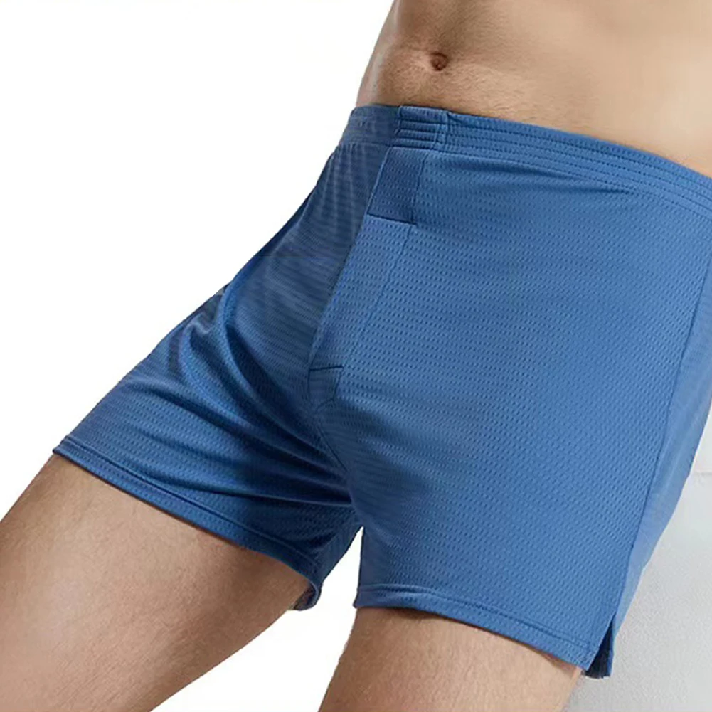 Summer Sexy Men Ice Silk Boxer Briefs Soft Comfortable Arrow Pants Sleep Botoom Pouch Underwear Shorts Trunks Underpants A50
Summer Sexy Men Ice Silk Boxer Briefs Soft Comfortable Arrow Pants Sleep Botoom Pouch Underwear Shorts Trunks Underpants A50