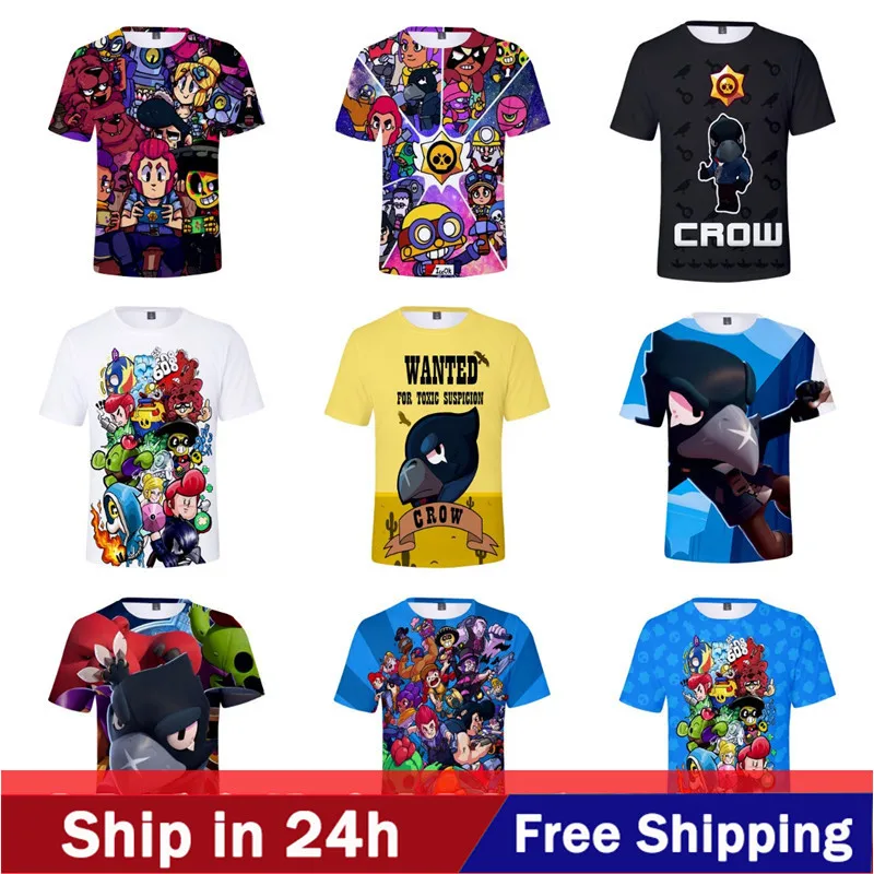 Ship In 24 Hours Shark Leon Star Children's Wear Kids T-shirt Shooting Game 3d Shirts Boys Girls Tops T-shirts Teen Clothes
Ship In 24 Hours Shark Leon Star Children's Wear Kids T-shirt Shooting Game 3d Shirts Boys Girls Tops T-shirts Teen Clothes