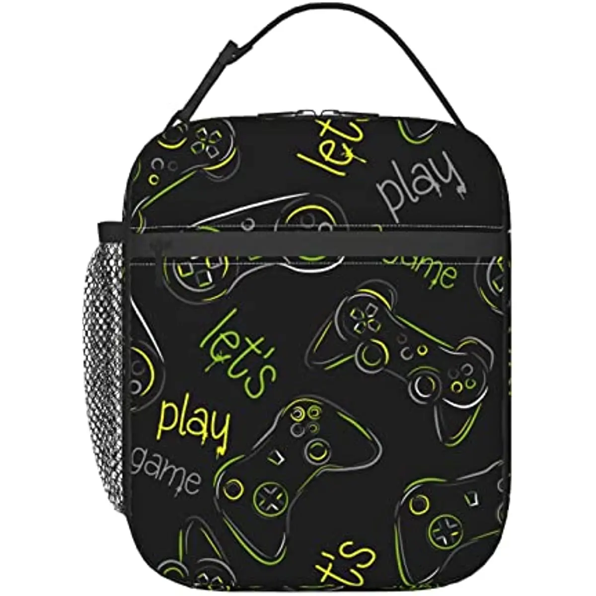 Video Game Lunch Bag Insulated Lunch Box for Women Men Durable Portable Adult Cooler Lunch Tote Lunchbox with Side Pocket
Video Game Lunch Bag Insulated Lunch Box for Women Men Durable Portable Adult Cooler Lunch Tote Lunchbox with Side Pocket