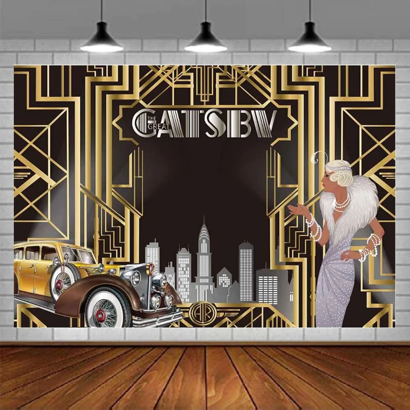 Фон Gatsby тематический для празднования взрослого человека в стиле ретро с ростом 20 и 20s вечерние декор с днем рождения свадебные принадлежности
Фон Gatsby тематический для празднования взрослого человека в стиле ретро с ростом 20 и 20s вечерние декор с днем рождения свадебные принадлежности
