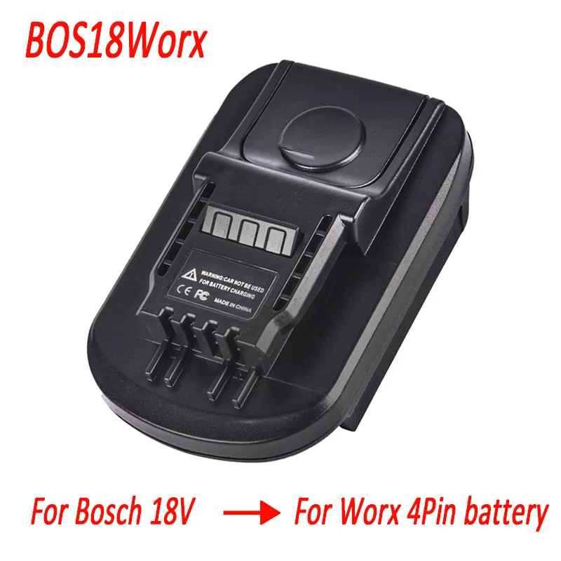 Адаптер BOS18Worx для литий-ионного аккумулятора Bosch 18 в, преобразованный в для Worx Orange, 4-контактный Аккумулятор для электроинструментов, WA3553, WA3563 
Адаптер BOS18Worx для литий-ионного аккумулятора Bosch 18 в, преобразованный в для Worx Orange, 4-контактный Аккумулятор для электроинструментов, WA3553, WA3563