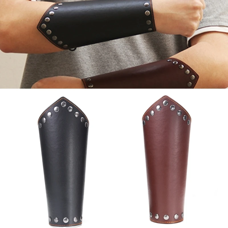 Vikin Knight Arm Guard, средневековые наручи с заклепками, для взрослых, косплей, костюм для вечеринки, аксессуар, рукавицы для 
Vikin Knight Arm Guard, средневековые наручи с заклепками, для взрослых, косплей, костюм для вечеринки, аксессуар, рукавицы для