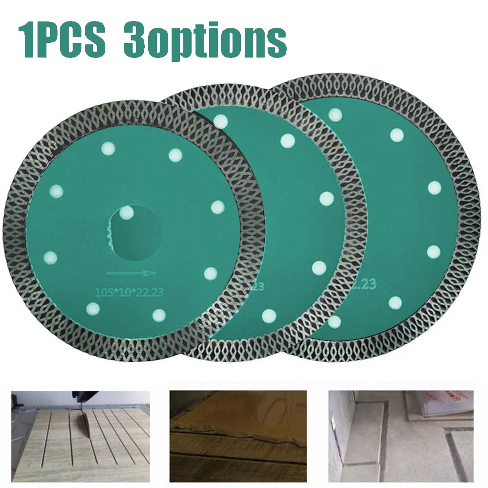 1Pc Diamond Saw Blade Ultra-thin Cutting Disc 105/115/125mm 22.23mm Bore Oscillating Tool For Ceramic Granite Brick Cutting Tool
1Pc Diamond Saw Blade Ultra-thin Cutting Disc 105/115/125mm 22.23mm Bore Oscillating Tool For Ceramic Granite Brick Cutting Tool