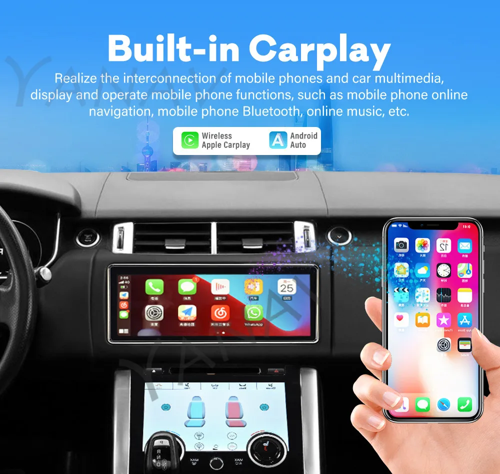 For Land Rover Range Sport L494 2013-2016 Android 10 12.3" Car Radio AC Panel Dual System Stereo Wireless Carplay 4G LTE Leather
For Land Rover Range Sport L494 2013-2016 Android 10 12.3" Car Radio AC Panel Dual System Stereo Wireless Carplay 4G LTE Leather