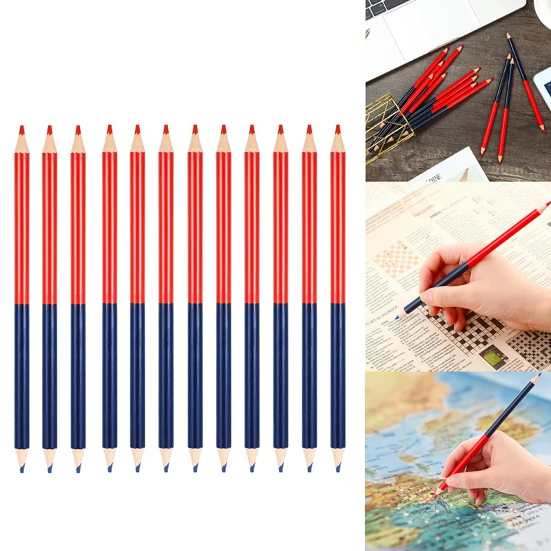 Checking Pencils Red And Blue Erasable Pencils Pre-Sharpened 4 HB For Checking Map Coloring Tests Grading
Checking Pencils Red And Blue Erasable Pencils Pre-Sharpened 4 HB For Checking Map Coloring Tests Grading