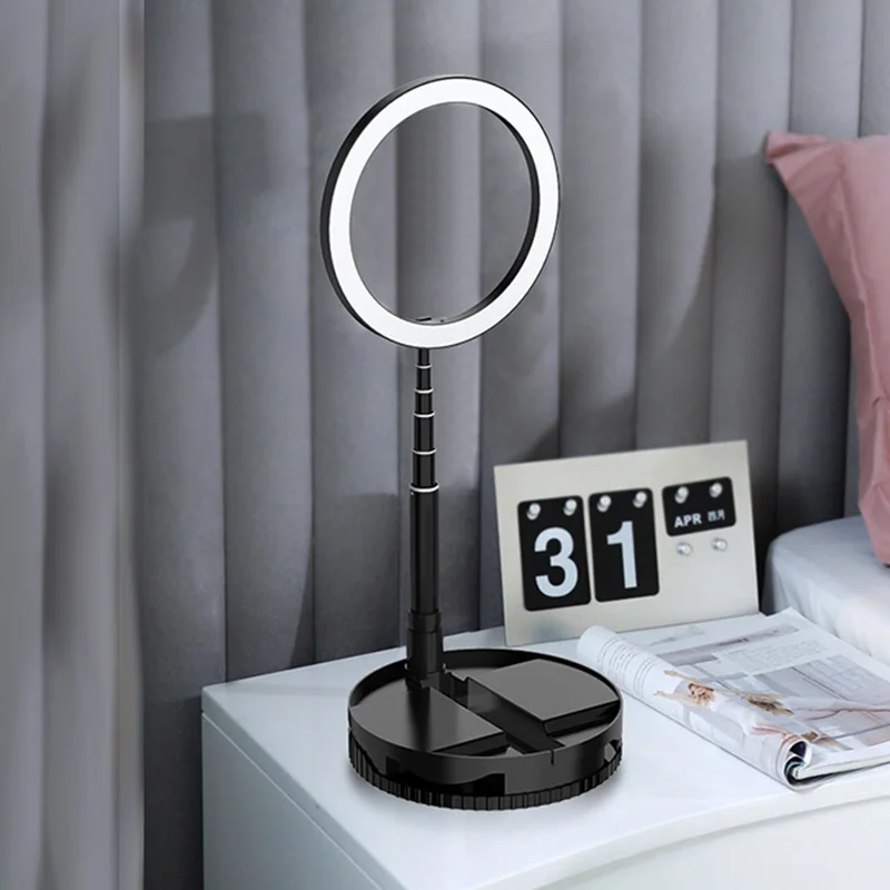 New Dimmable LED Selfie Ring Light 3500-6000K 160 LED beads USB Interface Cellphone Video Light Photography Lighting With Tripod
New Dimmable LED Selfie Ring Light 3500-6000K 160 LED beads USB Interface Cellphone Video Light Photography Lighting With Tripod