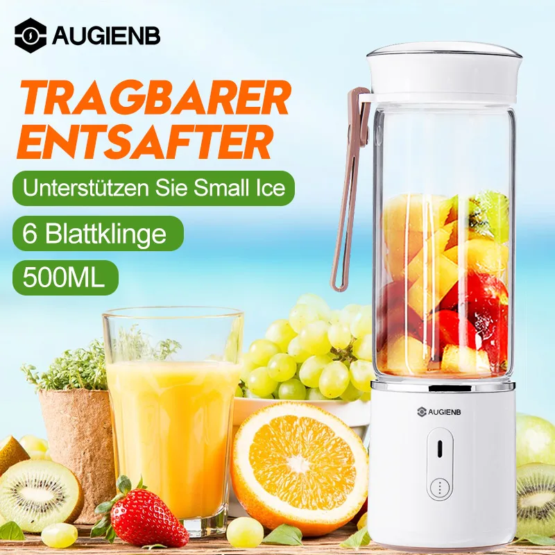 AUGIENB Mini Portable Electric Fruit Juicer USB Rechargeable Smoothie Blender Machine Fruit Mixer Cup Juicing Cup Kitchen Mixer
AUGIENB Mini Portable Electric Fruit Juicer USB Rechargeable Smoothie Blender Machine Fruit Mixer Cup Juicing Cup Kitchen Mixer