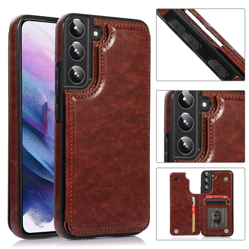 Leather Wallet Back Case For Samsung Galaxy S22 Ultra S21 FE Note 20 A52 A72 A33 A53 A73 Card Slots Holder Flip Cover Magnetic
Leather Wallet Back Case For Samsung Galaxy S22 Ultra S21 FE Note 20 A52 A72 A33 A53 A73 Card Slots Holder Flip Cover Magnetic
