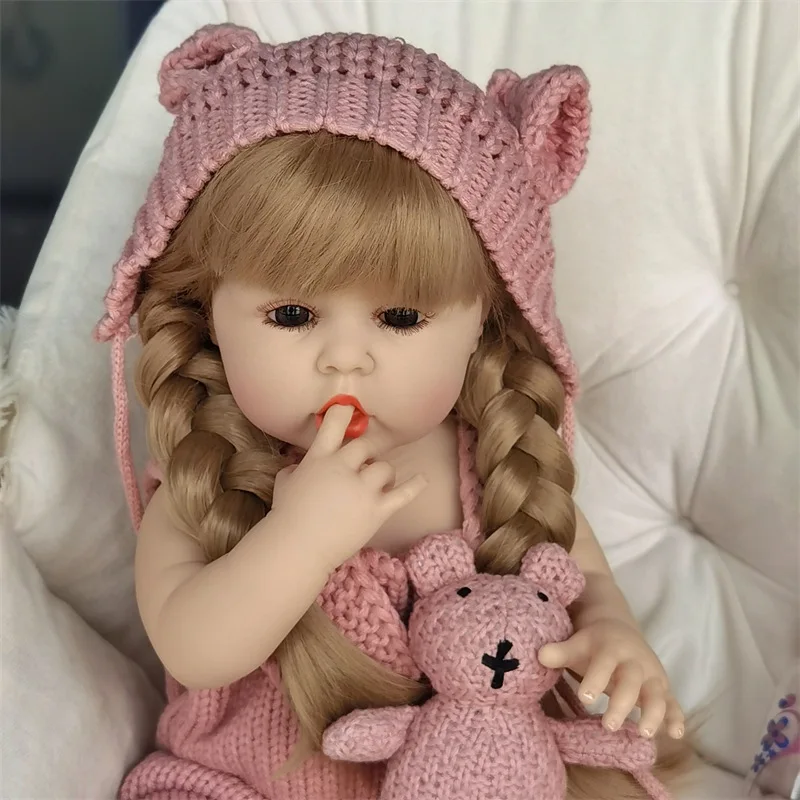 55cm Rebirth Doll Super Simulation Baby New Full Gel Body Bath Costume Doll Children Toy Wholesale 
55cm Rebirth Doll Super Simulation Baby New Full Gel Body Bath Costume Doll Children Toy Wholesale