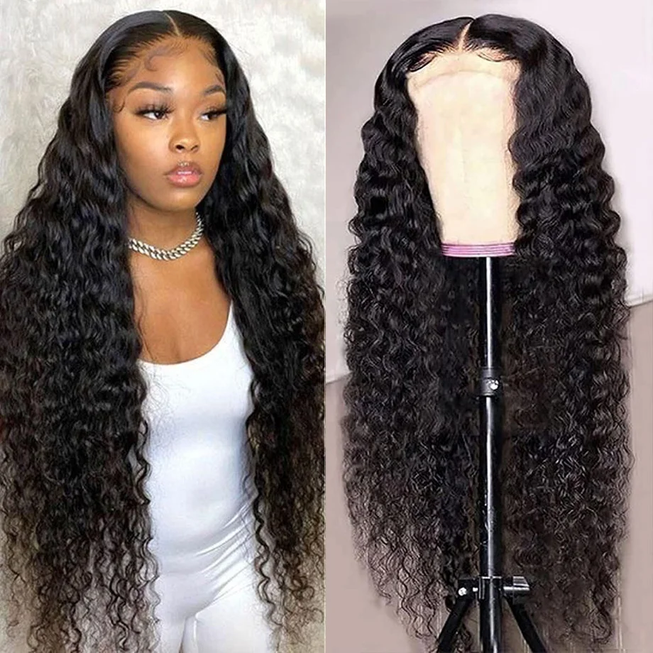 Deep Wave Frontal Wig 32 30inch HD Transparent Lace Frontal Wig Brazilian Lace Wigs For Women Human Hair 200 Density Cheap Sale
Deep Wave Frontal Wig 32 30inch HD Transparent Lace Frontal Wig Brazilian Lace Wigs For Women Human Hair 200 Density Cheap Sale
